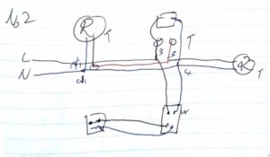 第二種電気工事士の技能試験練習ノート課題02